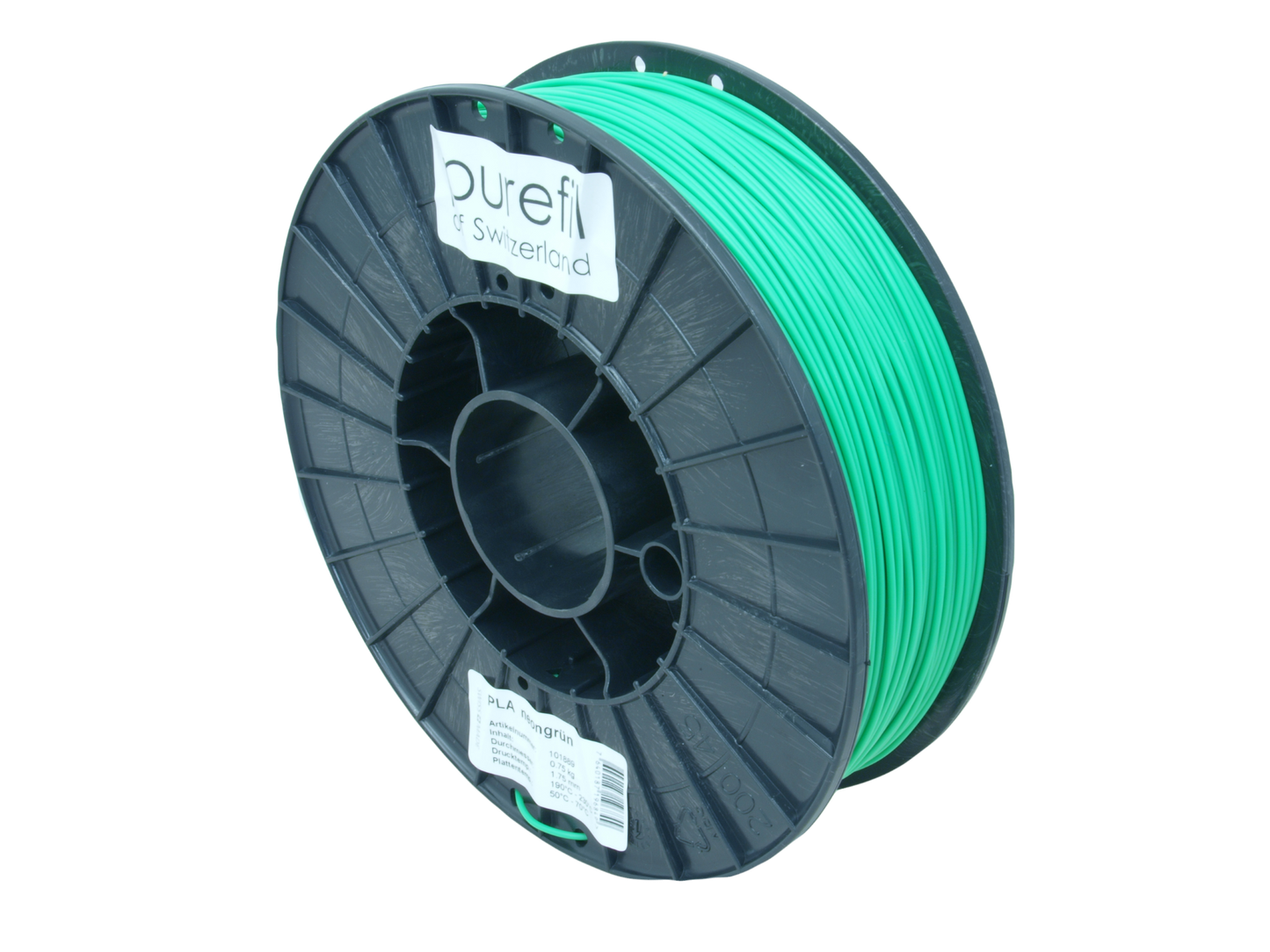 purefil PLA neongrün 0.75kg 1.75mm