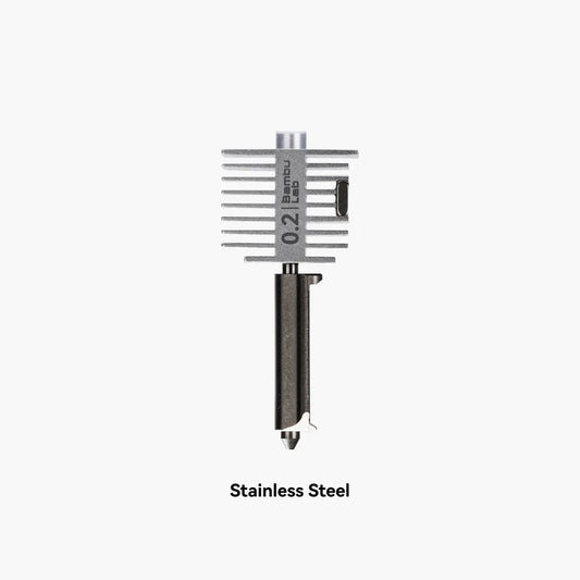 Bambu Lab Hotend mit Düse Chromstahl 0.2mm A1 Serie