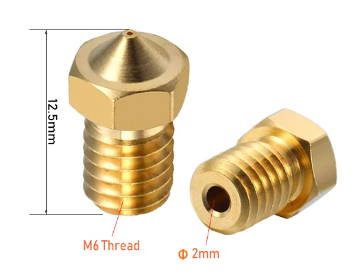 Fabru V6 Düse Messing 0.2mm