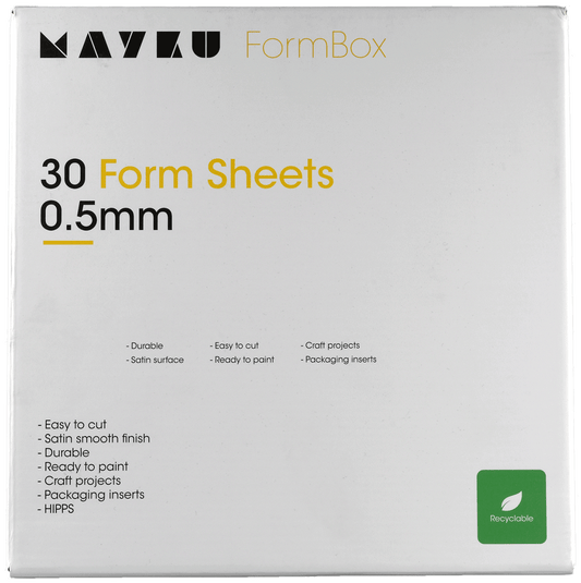 Mayku Folien HIPS weiss 0.5mm 30Stk.