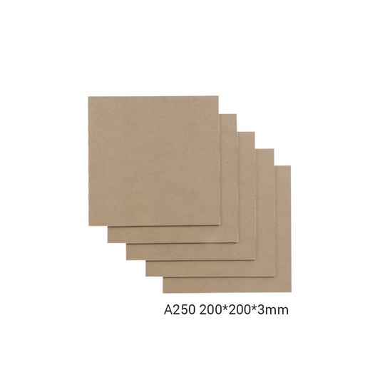 Snapmaker MDF Platten 200x200x3mm 5Stück